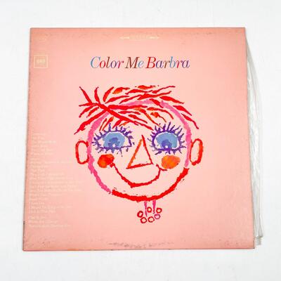 BARBRA STREISAND â€œCOLOR ME BARBRAâ€ CS 9278 VINYL RECORD
