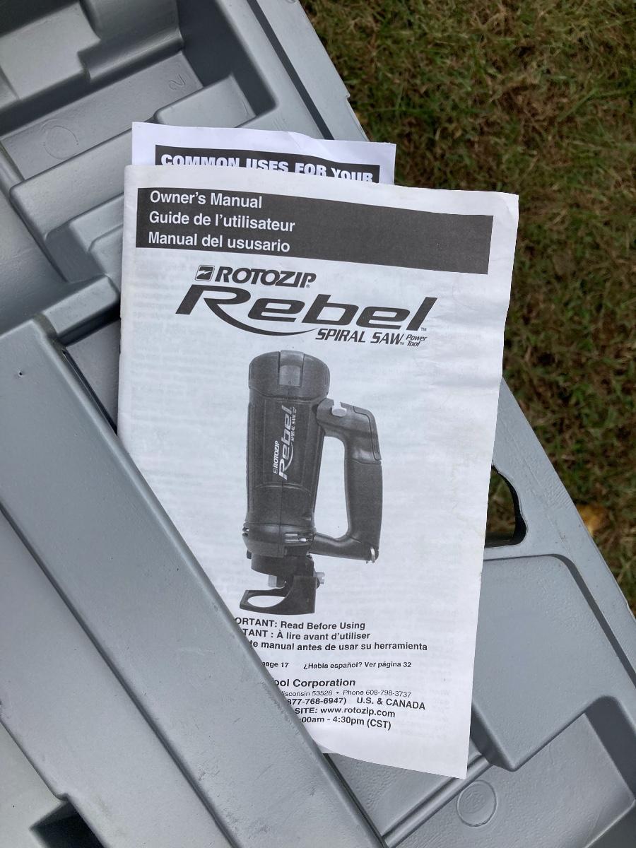 Rotozip Rebel Spiral Saw