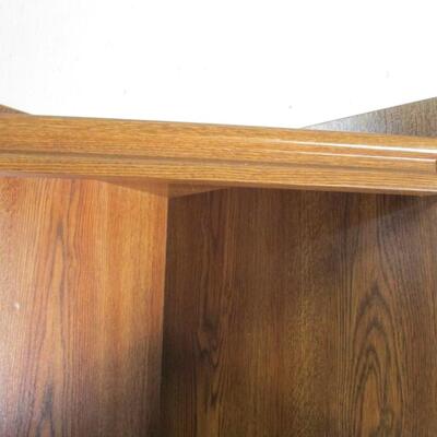 Wood Corner Shelf - Adjustable Shelves