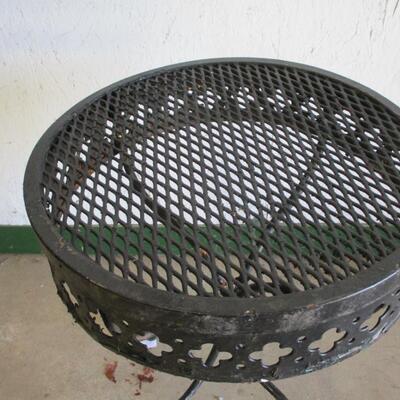 Wrought Iron Plant Stand Or Side Table 2 Of 2
