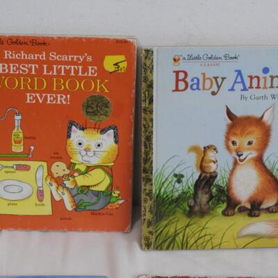 9 Little Golden Books, Eeyore, Baby Animals - Vintage