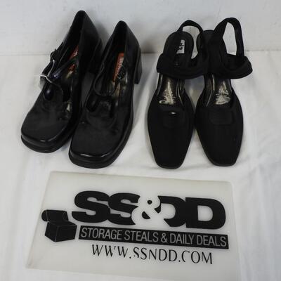 2 Pairs of Shoes, 8.5 Size Naturalizer, Unlisted, Heels