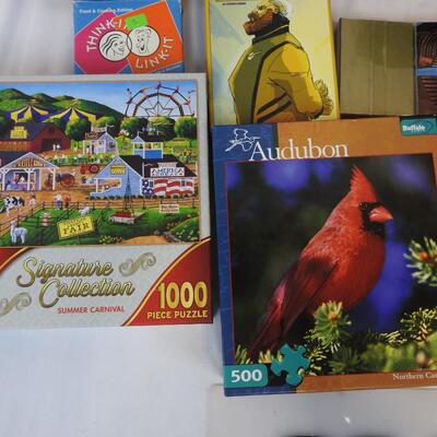 10 Board Games and Puzzles: Trivial Pursuit, Zion, Card Decks with Poker