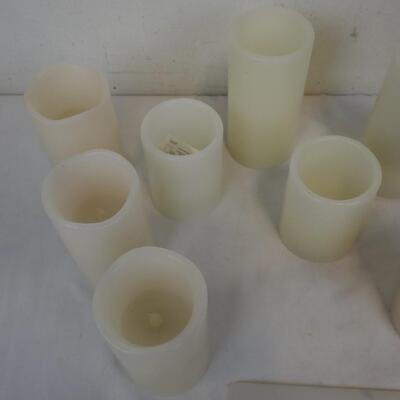 11 Electric Candles, 1 Real One, Flameless LED Candles