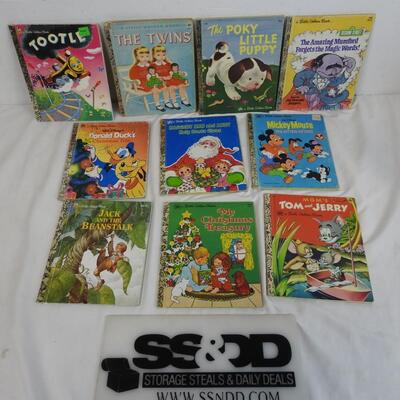 10 Golden Books, Disney, MGM's Tom and Jerry, Sesame Street - Vintage