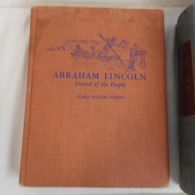 2 Books on Abraham Lincoln, 1940 and 1950  - Vintage
