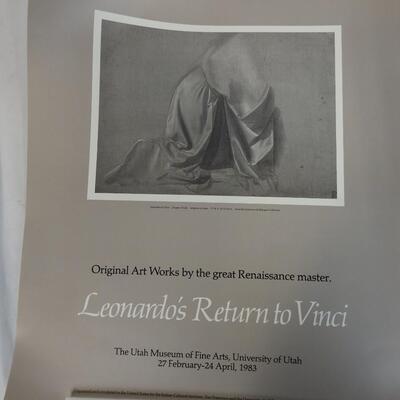 4 Posters, Leonardo's Return to Vinci, Art and Soup, 2 Mahonri Posters