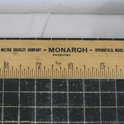 Milton Bradley Company Monarch Paper Cutter/Guillotine - Vintage