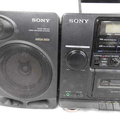Sony CFD-510 Disc/FM/AM Radio Cassette Player, Works