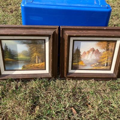 Pair of Original Signed Oil Paintings