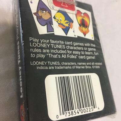 Looney Tunes Playing Cards Factory Sealed 1999 Bicycle Brand