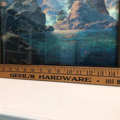 Vintage 1962 Framed Print of Quiet Solitude by Maxfield Parrish