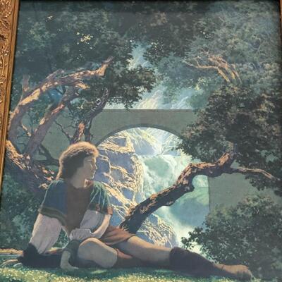 Vintage Maxfield Parrish Print of The Prince from The Knave of Hearts