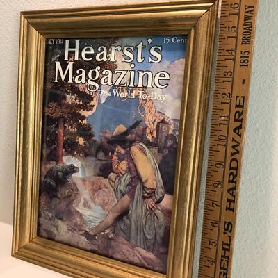 1912 Hearst's Magazine Maxfield Parrish The Frog Prince Framed RePrint