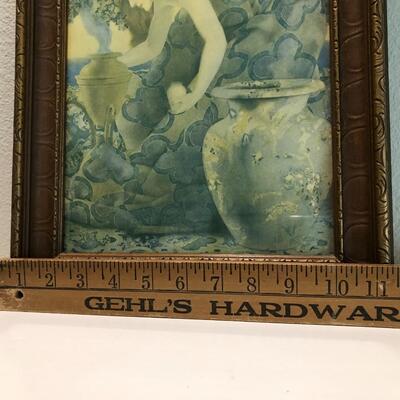 Antique Framed Print of Queen Gulnare of the Sea by Maxfield Parrish