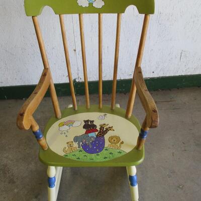 Painted Childs Rocker