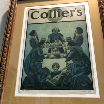 Lot of 2 Collier's Maxfield Parrish Antique Print Ads