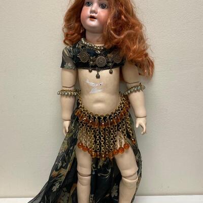 Red Haired Belly Dancer Styled Doll Emma Clear Collection Repro