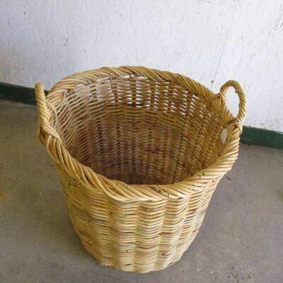 Wicker Laundry Basket