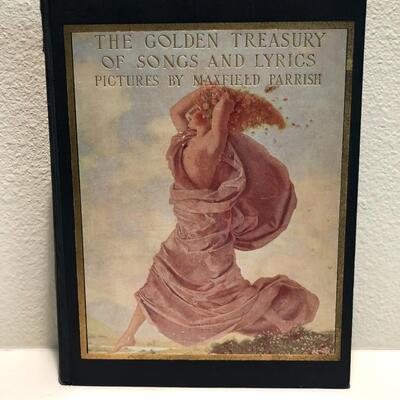 1911 Book The Golden Treasury of Songs and Lyrics Pictures by Maxfield Parrish