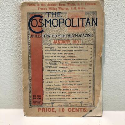 1901 Edition The Cosmopolitan An Illustrated Monthly Magazine feat Maxfield Parrish