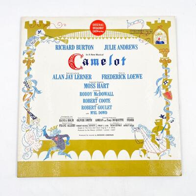 ORIGINAL BROADWAY CAST â€œCAMELOT THE MUSICALâ€ KOL 5620 VINYL RECORD