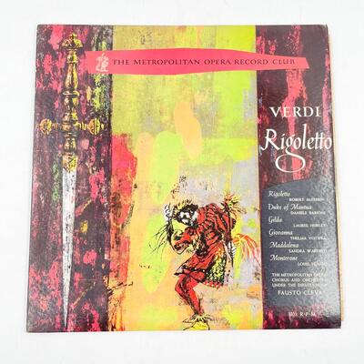 THE METROPOLITAN OPERA â€œVERDI: RIGOLETTOâ€ MO214 VINYL RECORD