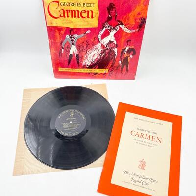 THE METROPOLITAN OPERA â€œGEORGES BIZET - CARMENâ€ VINYL RECORD