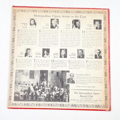 THE METROPOLITAN OPERA â€œGEORGES BIZET - CARMENâ€ VINYL RECORD