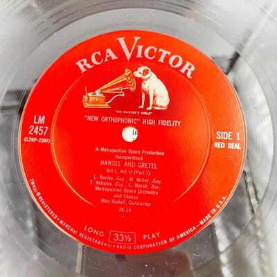 ENGELBERT HUMPERDINCK & METROPOLITAN OPERA â€œHANSEL AND GRETELâ€ LM-2457 VINYL RECORD
