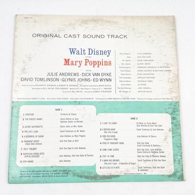 WALT DISNEYâ€™S â€œMARY POPPINSâ€ CSO-111 VINYL RECORD