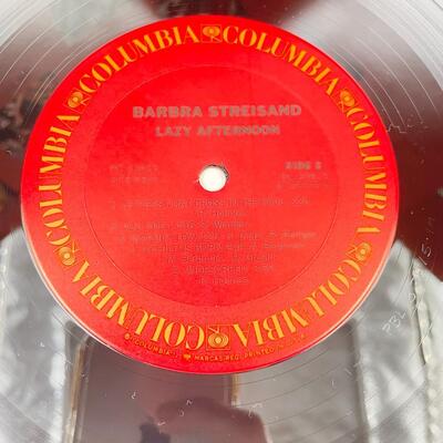 1975 BARBRA STREISAND â€œLAZY AFTERNOONâ€ PC 33815 VINYL RECORD