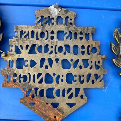 Lot of 3 Metal Trivets