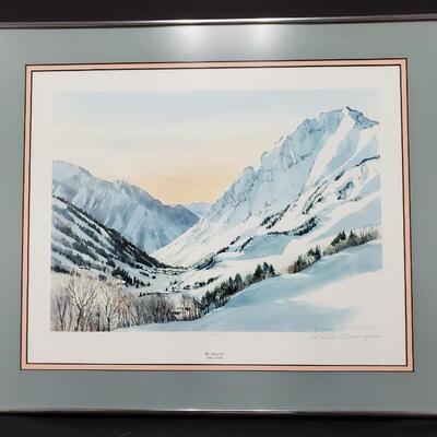 Mt. Superior, Alta Utah  by N. Taylor Stonington Print