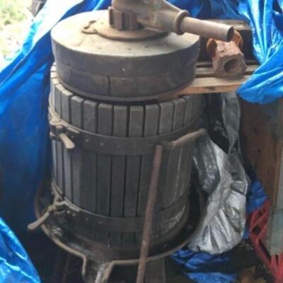 Antique Wooden Wine Press