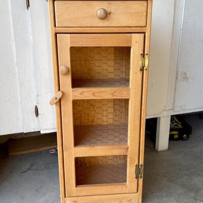 Lot 59 - Vintage Wooden Kitchen Storage Cupboard