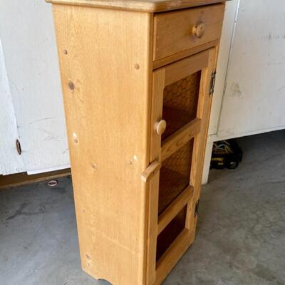 Lot 59 - Vintage Wooden Kitchen Storage Cupboard
