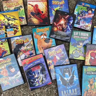 Lot of 28 Movie DVDs with Many Superheroes