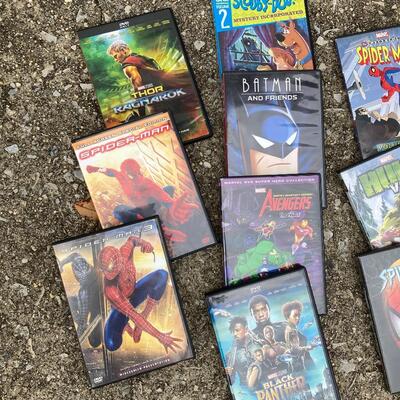 Lot of 28 Movie DVDs with Many Superheroes