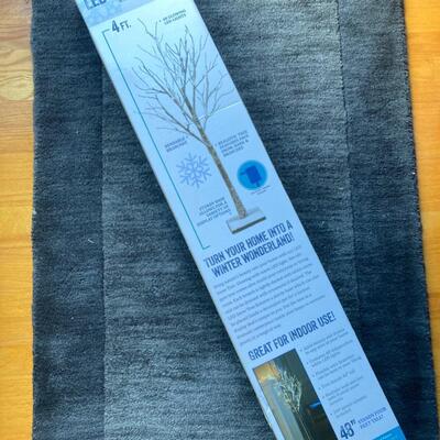 LED 48â€ Snow Tree Christmas