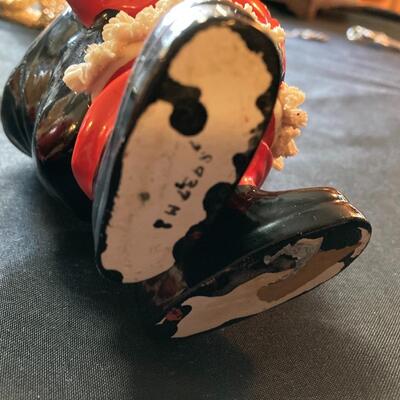 Antique Pair of NAPCO Porcelain Santa Vases