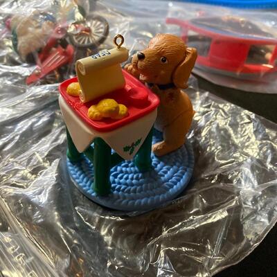 3 pc Hallmark Ornament Lot with Snoopy