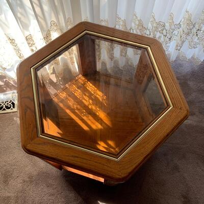 #8 Gorgeous Wood & Glass Table