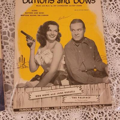 Lot 176: Vintage Sheet Music Snow White Gold Diggers of 1935 ect.