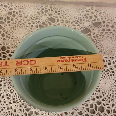 Lot 181: Santa And Teal Vases