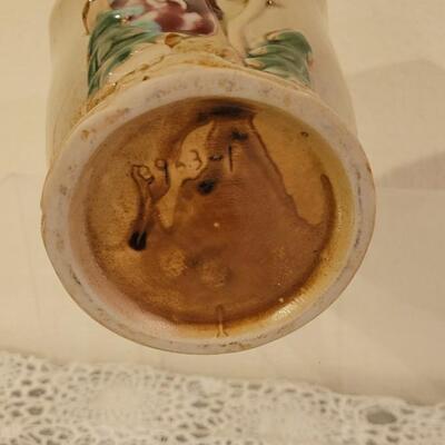 Lot 181: Santa And Teal Vases