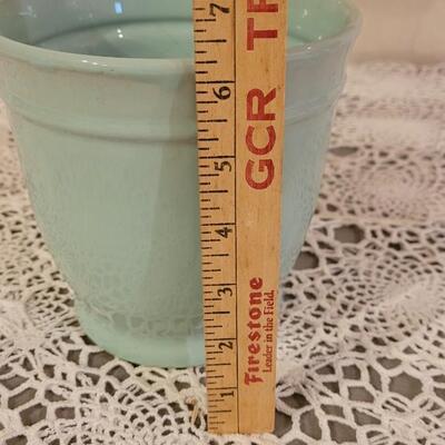 Lot 181: Santa And Teal Vases
