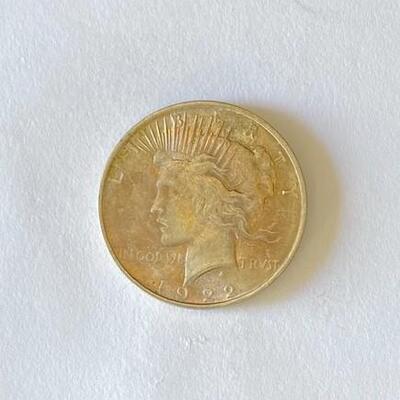 LOT#1: 1922 Peace Dollar