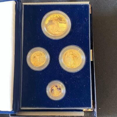 LOT#7: 1988-W&P Gold American Eagle Coin Set