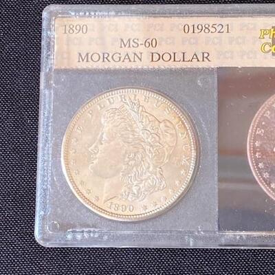 LOT#10: 1890 Morgan Silver Dollar